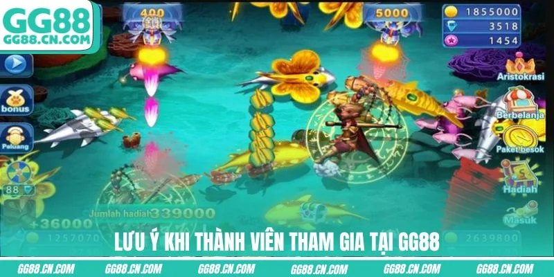 Lưu ý khi thành viên tham gia tại GG88 Lưu ý khi thành viên tham gia tại GG88